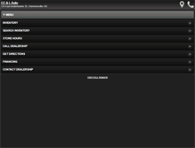 Tablet Screenshot of cclauto.com
